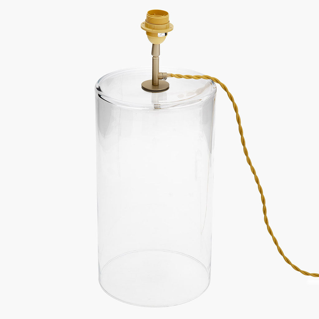 Lamp Base Cyprine – glass table lamp base, view 2