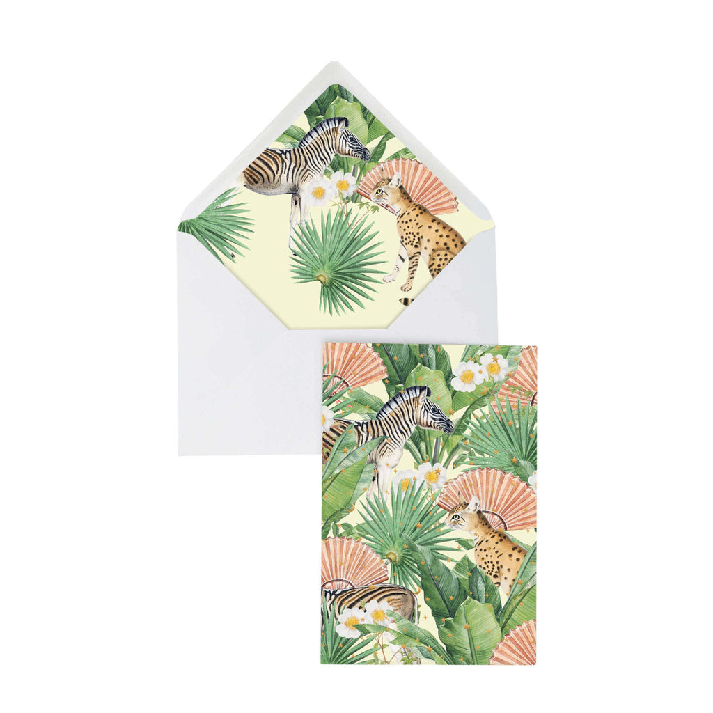 Greeting Card Flower Garden