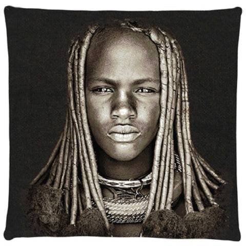Himba Girl Cushion Cover