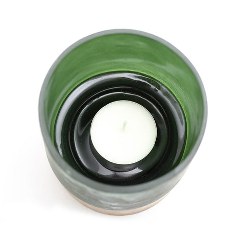Odessan Green Tealight Candle Holder