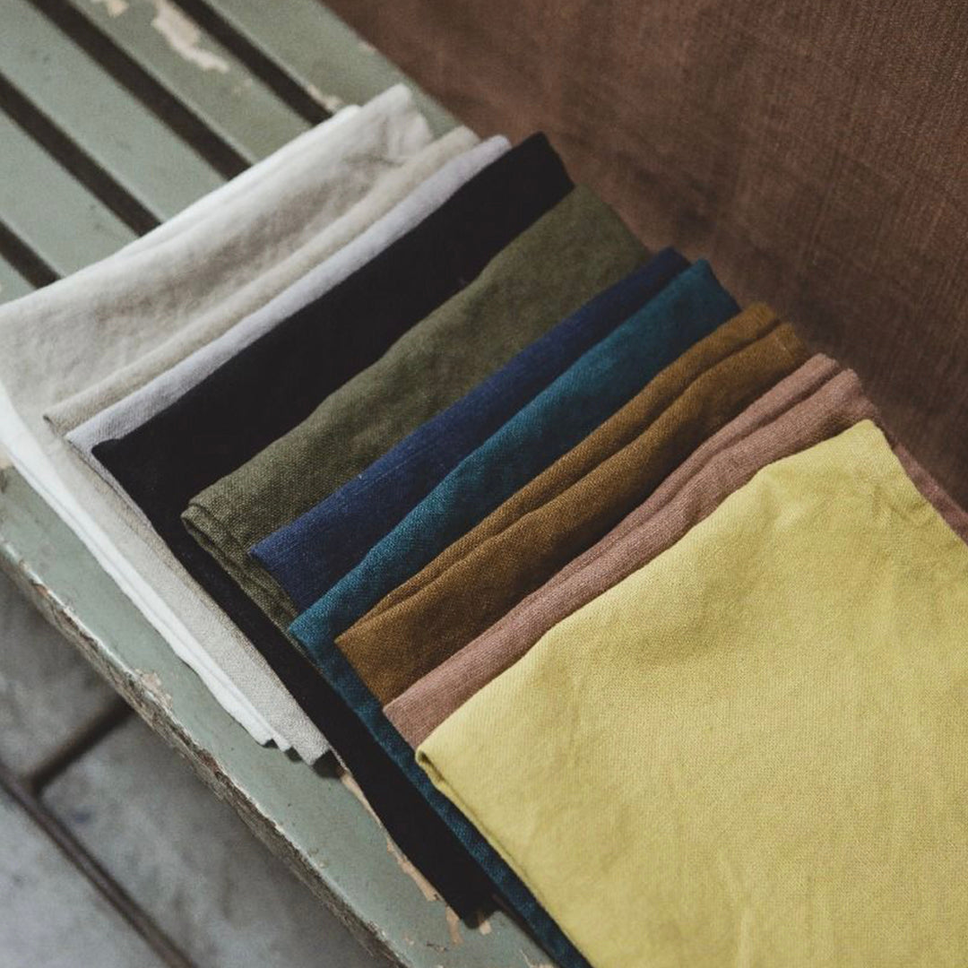 Hudson Placemat – stonewashed linen placemat, view 3