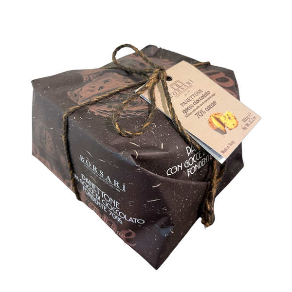 Borsari Dark Chocolate Drops Panettone Christmas Cake