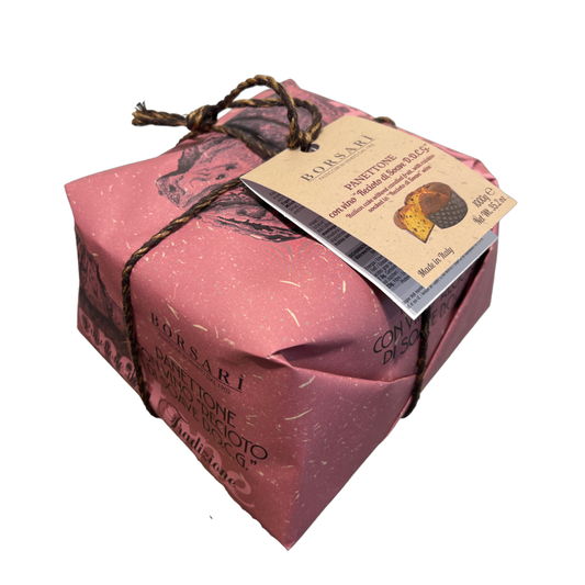Borsari Recioto Wine Panettone 1kg, Italian Christmas cake