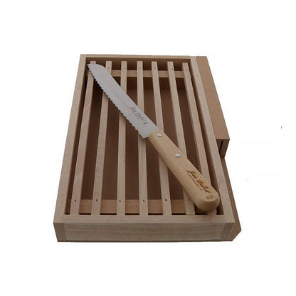 Laguiole Jean Dubost French Bread Cutting Board & Bread Knife, view 2