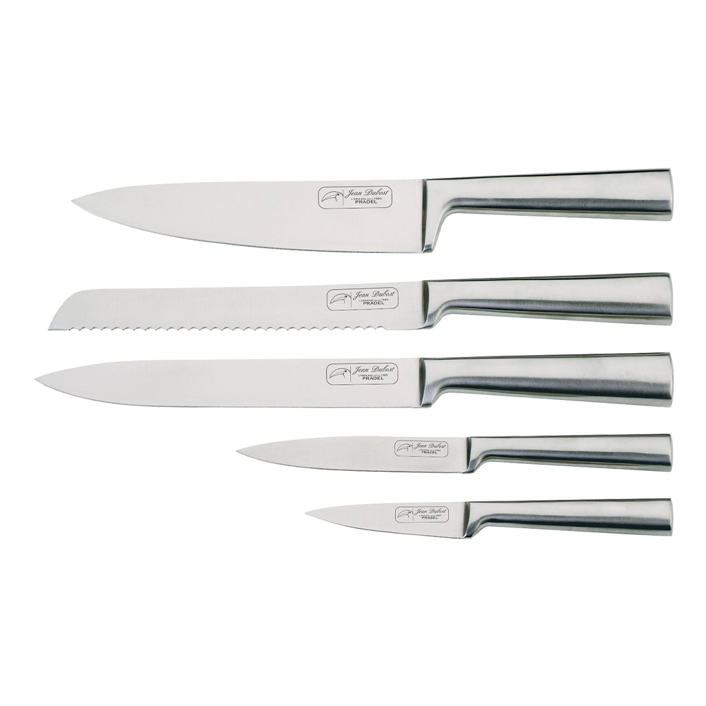 Laguiole Jean Dubost Kimono Bamboo Bloc Kitchen Knives (Set of 5), view 5