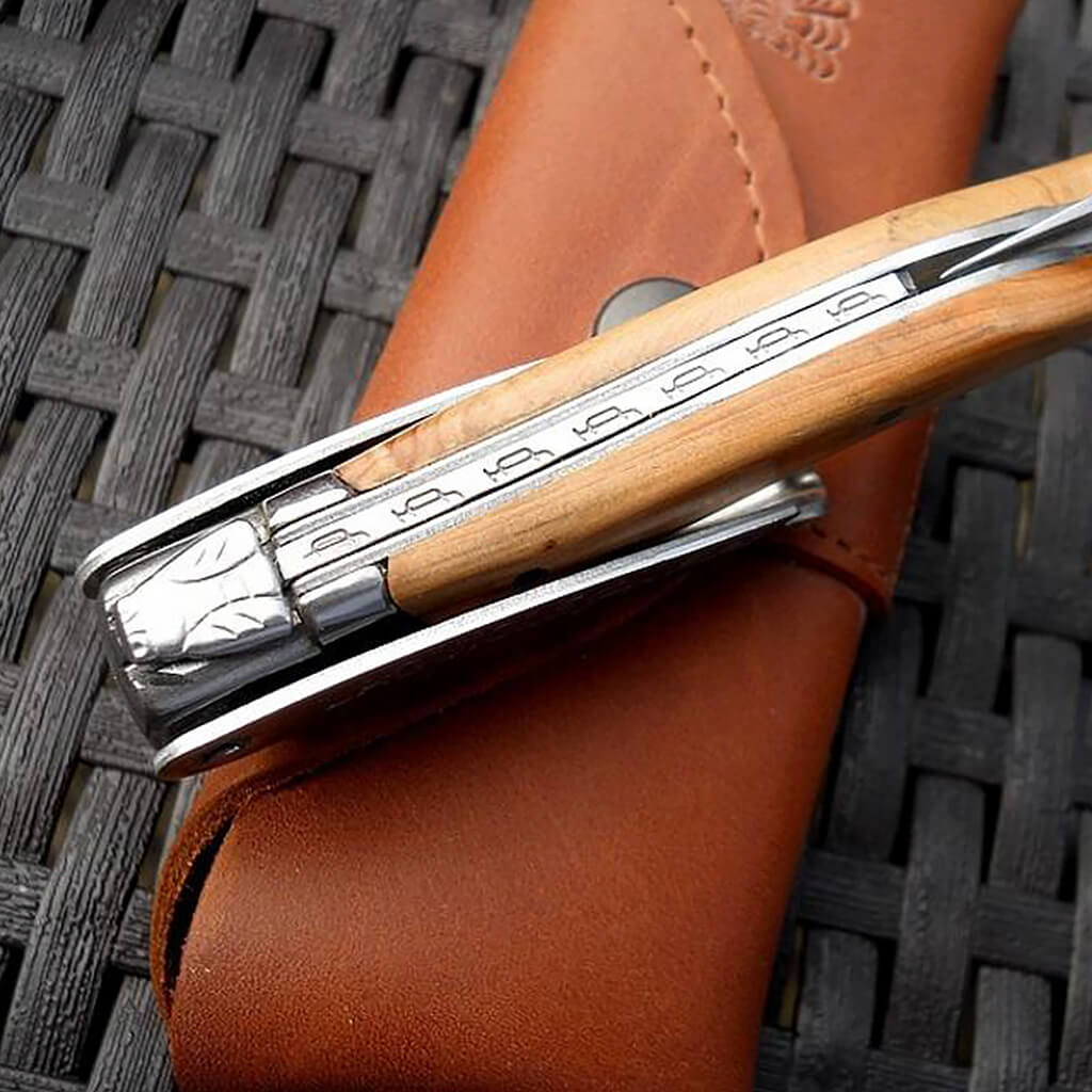 Laguiole Jean Dubost Millesime Wine Opener – waiter's corkscrew, view 3