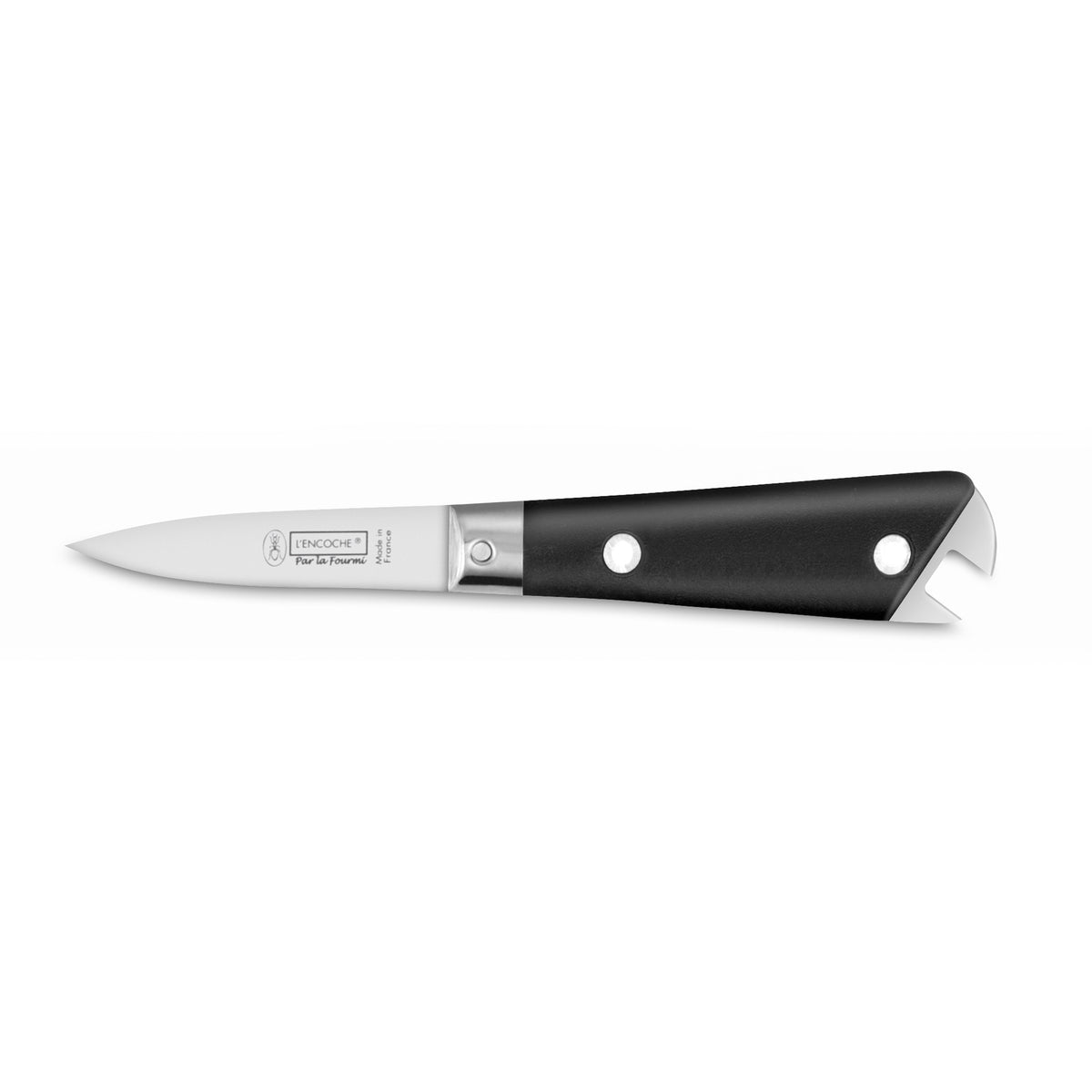Laguiole Jean Dubost Oyster Knife with Black ABS Handle
