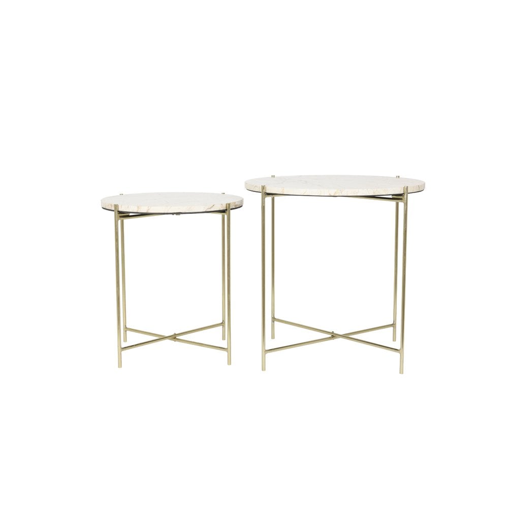 Besot Marble Side Table (Set of 2)