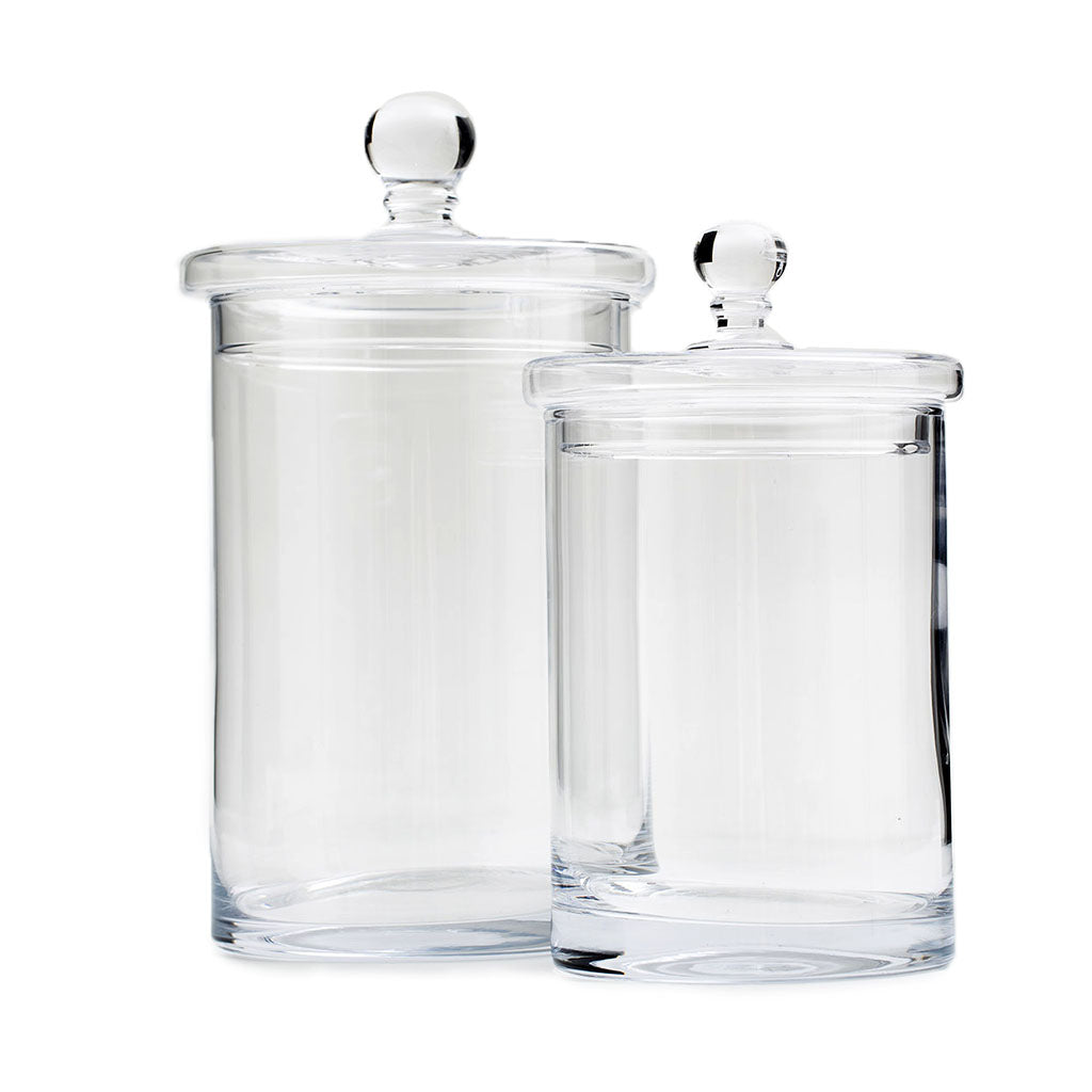 Flamant Candy Jar Lioni in mouthblown glass with lid