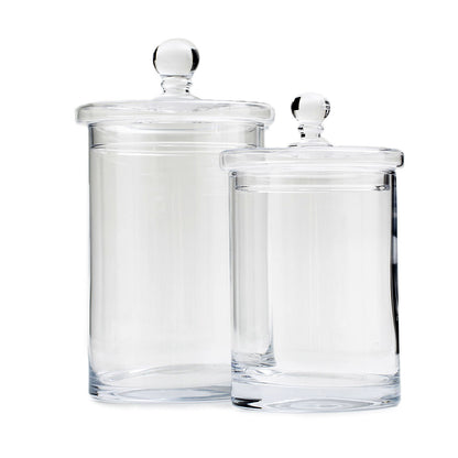Flamant Candy Jar Lioni in mouthblown glass with lid
