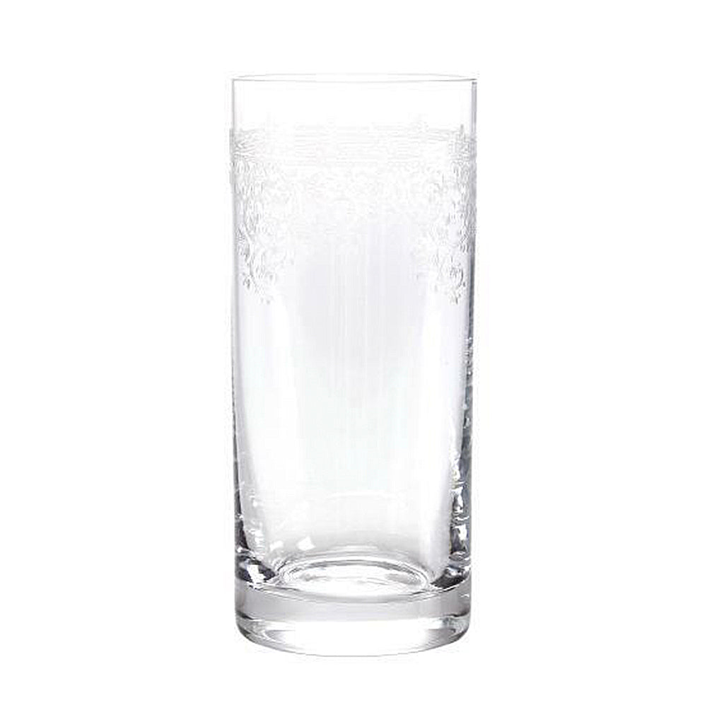 Paul Nagel Lucca longdrink glass 300ml, set of 6, in etched crystal