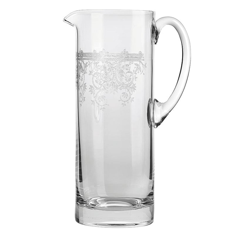 Paul Nagel Lucca water pitcher 1L in etched crystal
