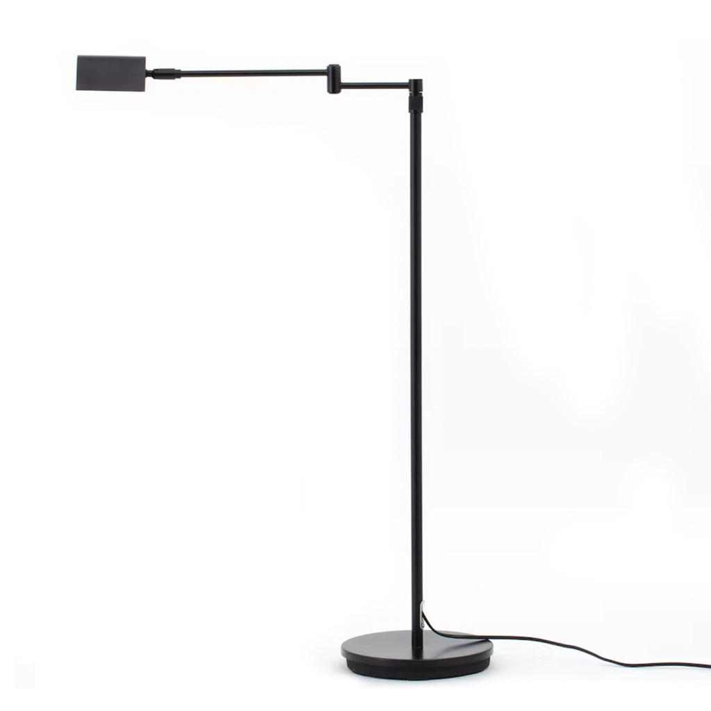 Flamant Mezzo II floor lamp base in black coated metal