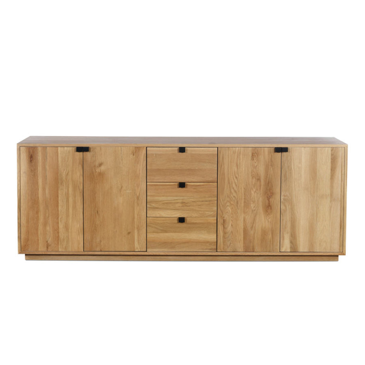 Montecristo Sideboard – solid oak sideboard with black metal
