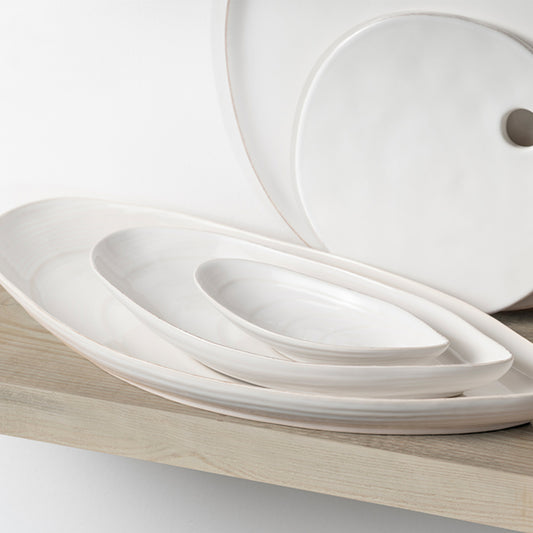 Costa Nova Aparte white sharing tray 45cm, view 2