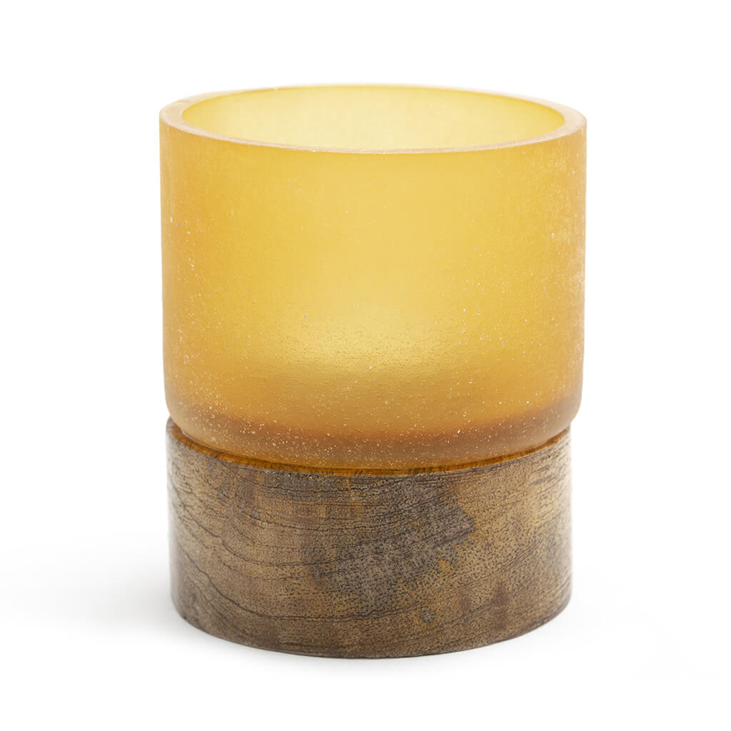 Odessan Yellow Tealight Candle Holder