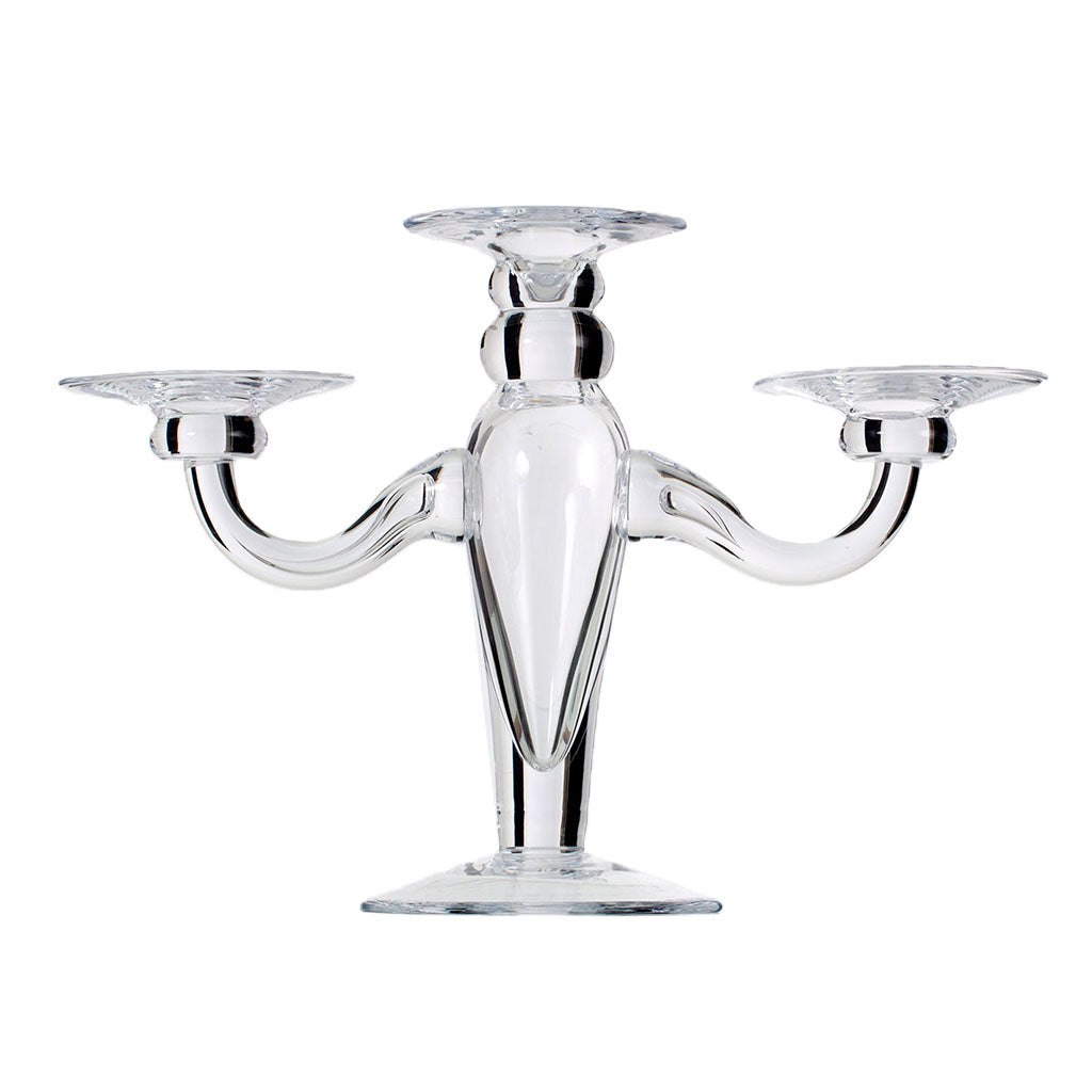 Flamant Oran candle holder in mouthblown glass