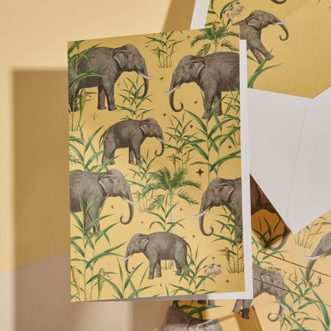Greeting Card Oscar the Elephant