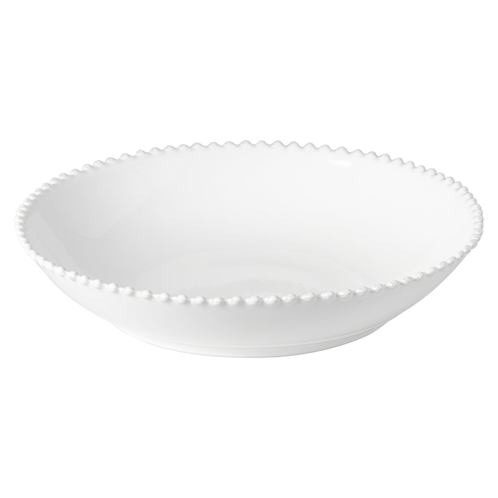 Costa Nova Pearl Serving Bowl 34cm in white stoneware