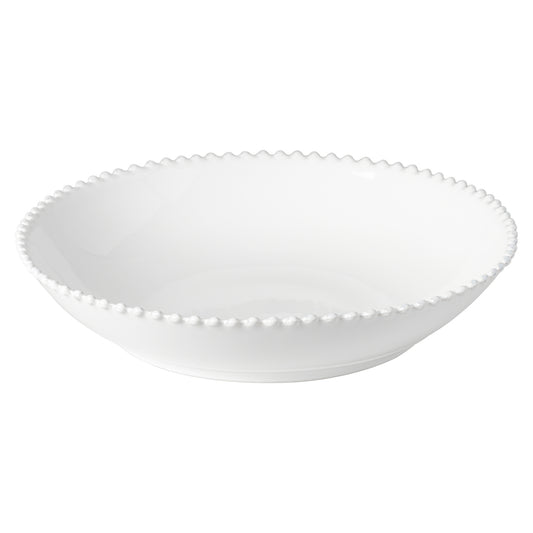 Costa Nova Pearl Serving Bowl 34cm in white stoneware