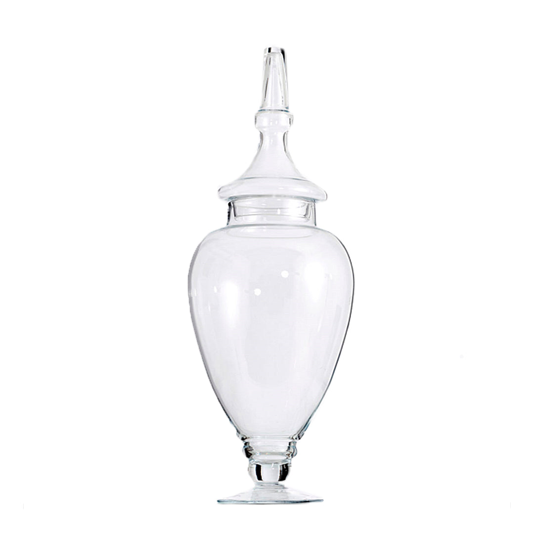 Flamant Candy Jar Pike in mouthblown glass with lid