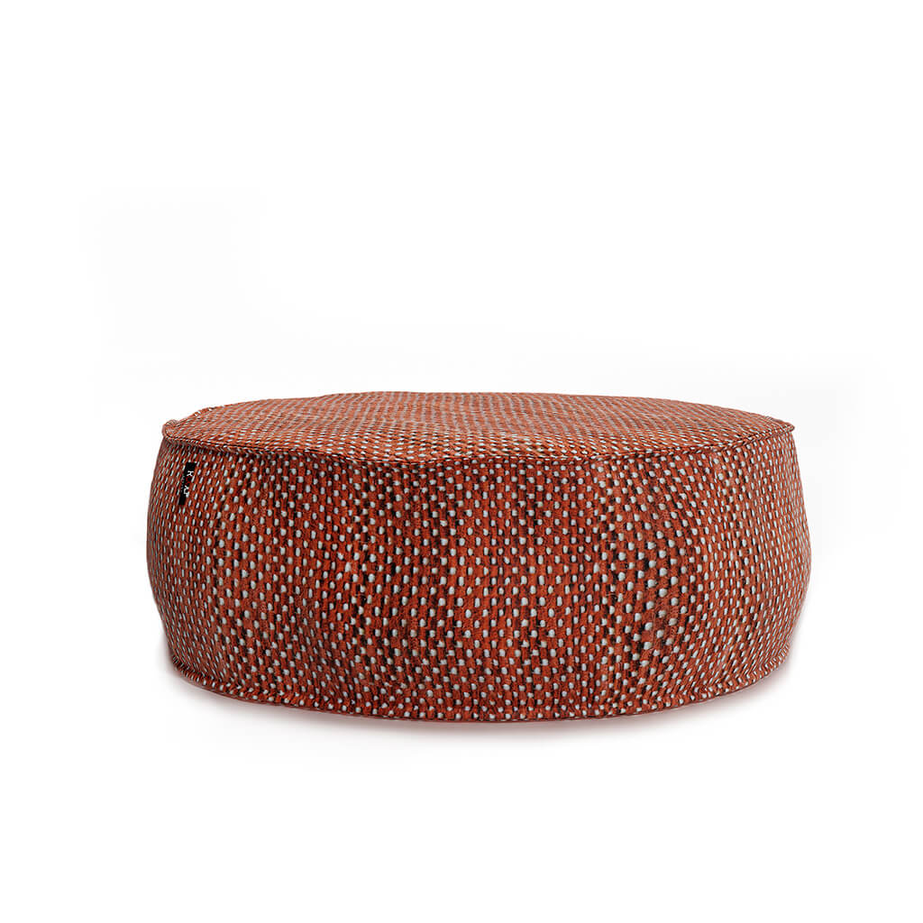 Roolf Silky Round Pouf Bean Bag
