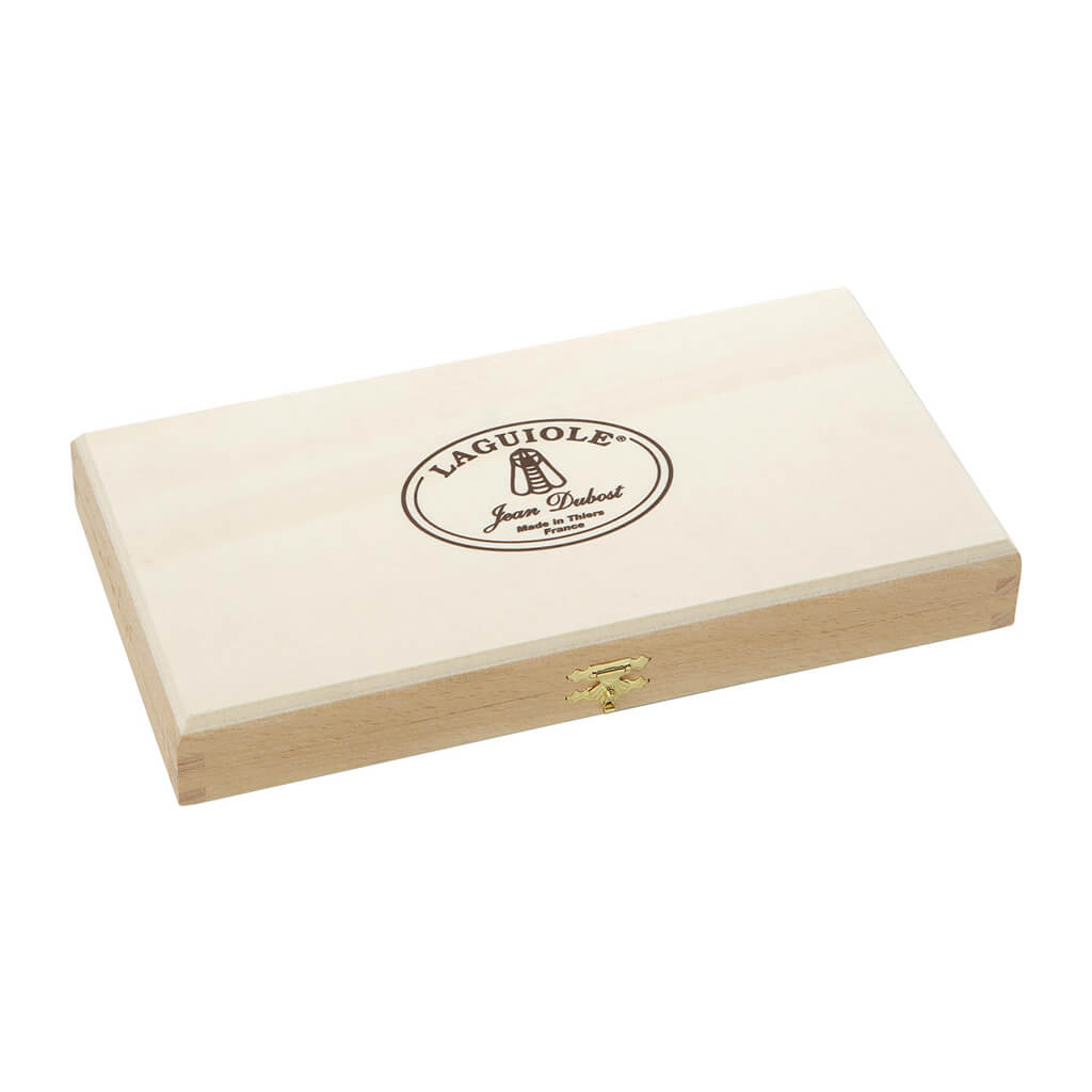 Laguiole Jean Dubost Steak  Knives 2.5mm Closed Box (Set of 6)
