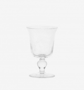 Costa Nova Espiral Wine Glass, spiral glass detail